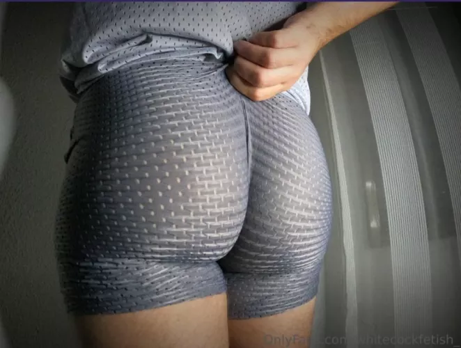 Wearing grey boxers on my ass!