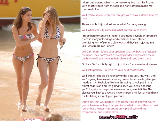 What chastity boys actually want