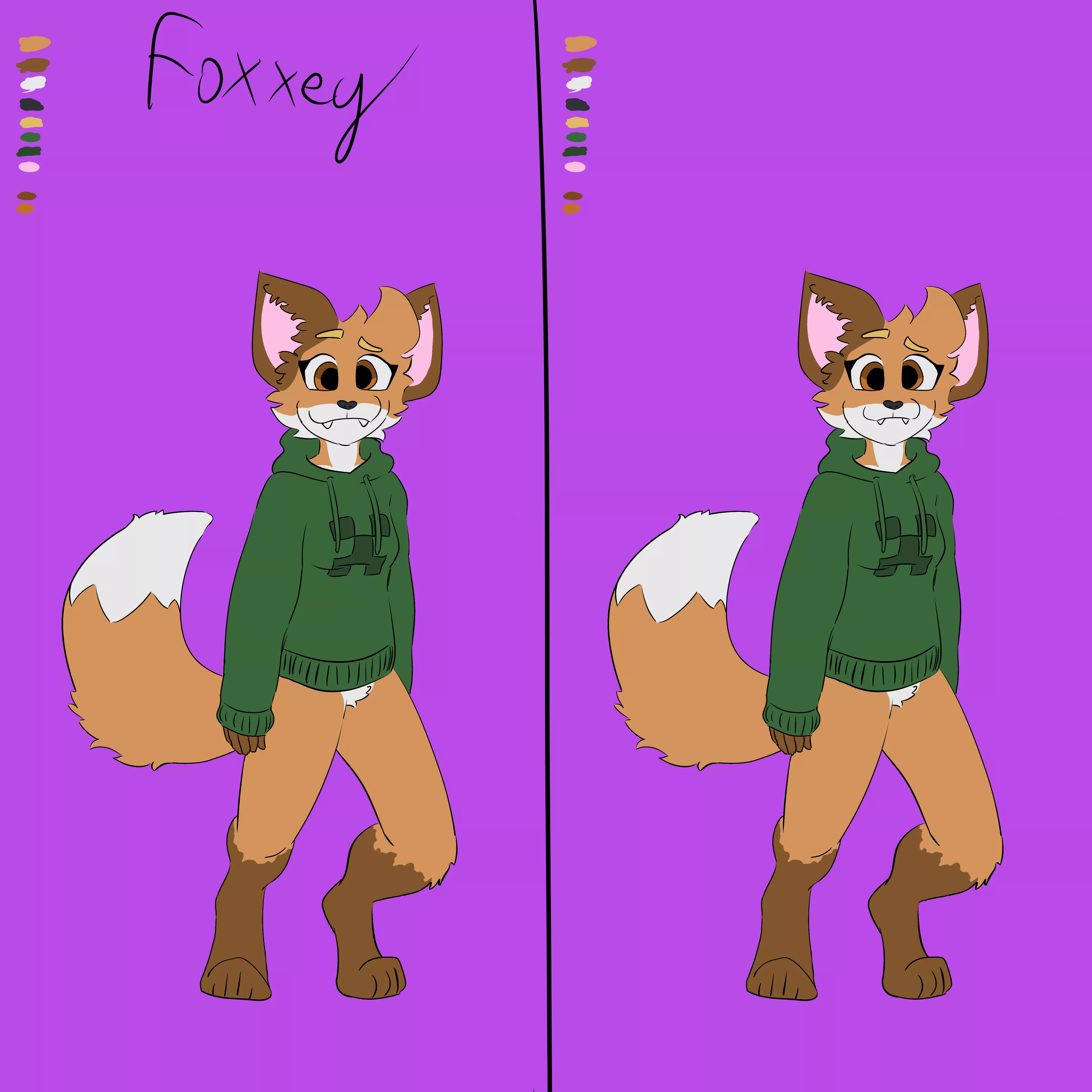 Which snout do you prefer? I like both even though the bigger one isn't realistic. But I don't know which to choose omg this desicion making is so frustrating!