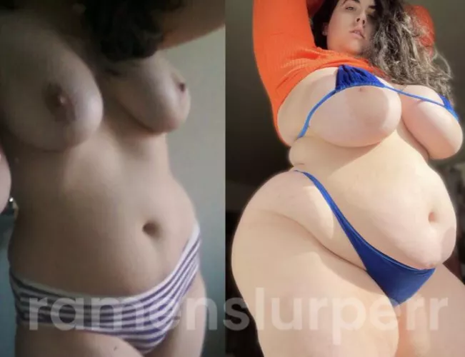2017 v 2024 Growth is always good, especially when it’s tits, ass and belly.