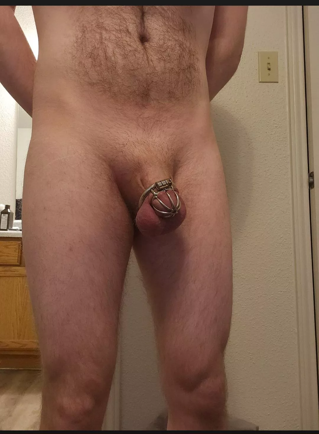 Always progress. The plugs get bigger...and the cages get smaller