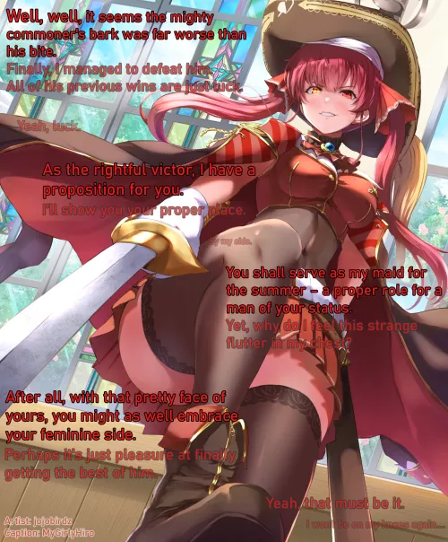 An arrogant aristocrat has finally defeated you [Part 1] [Femdom?], [Secretly submissive], [Implied Crossdressing]