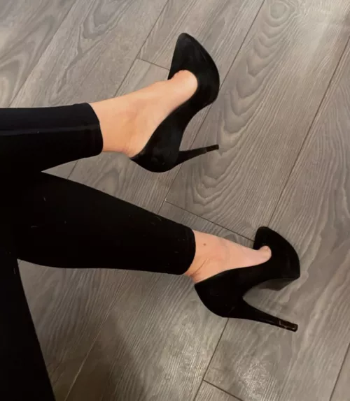 Black heels