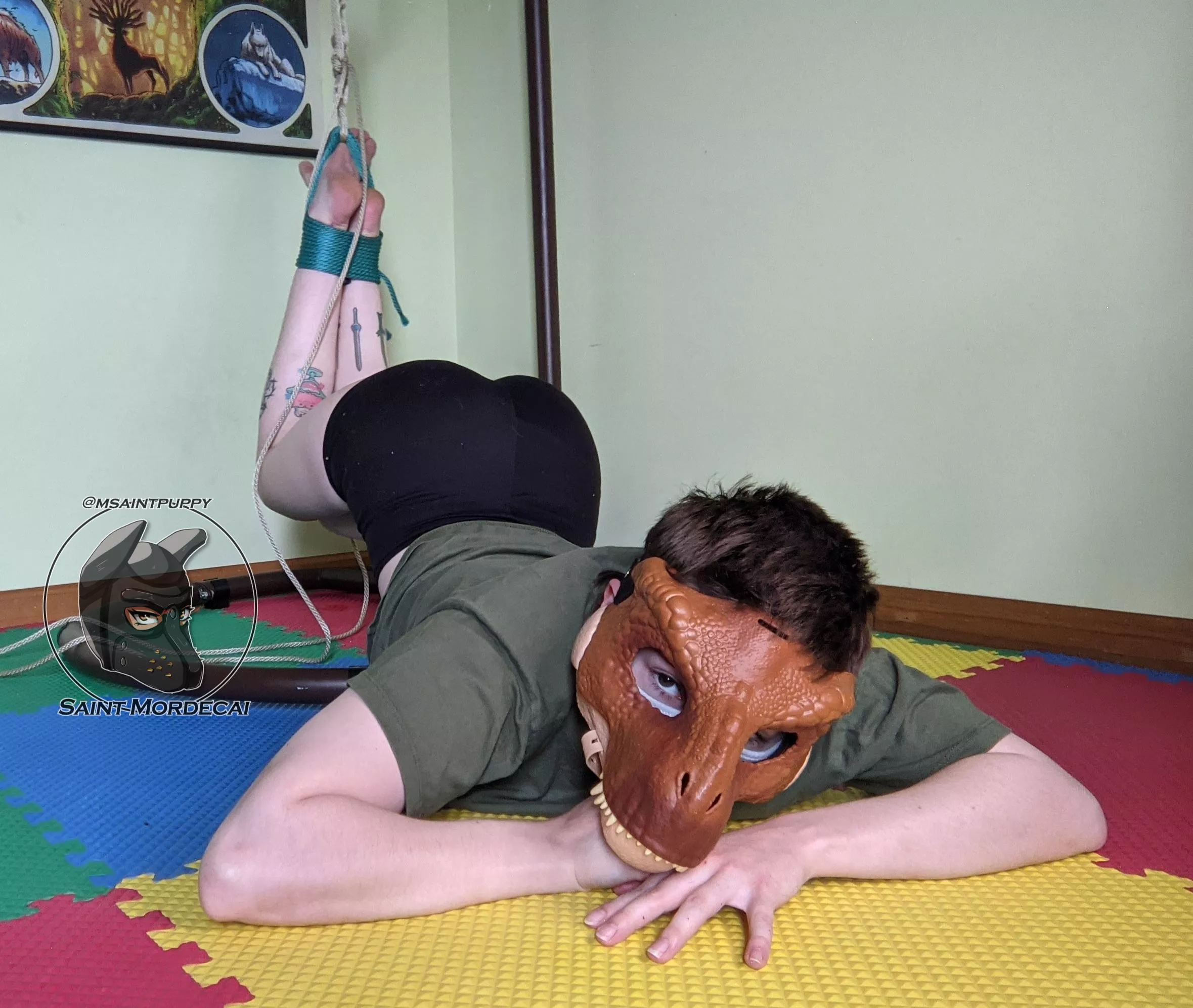 Careful now, feral dinos can make great pets but they are hard to train..