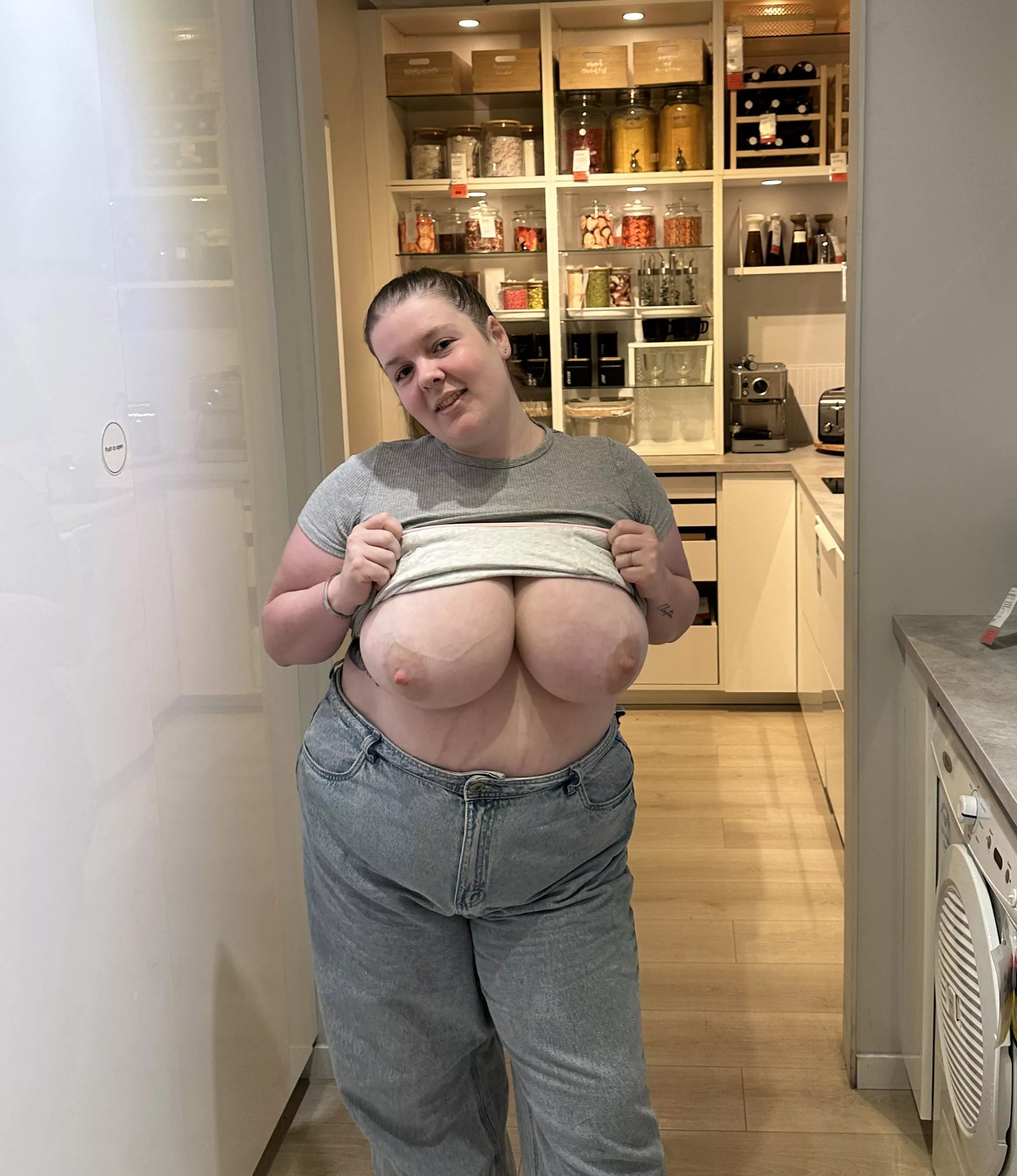 Cheeky one in ikea, I’m so full and need volunteers to empty me 🥵