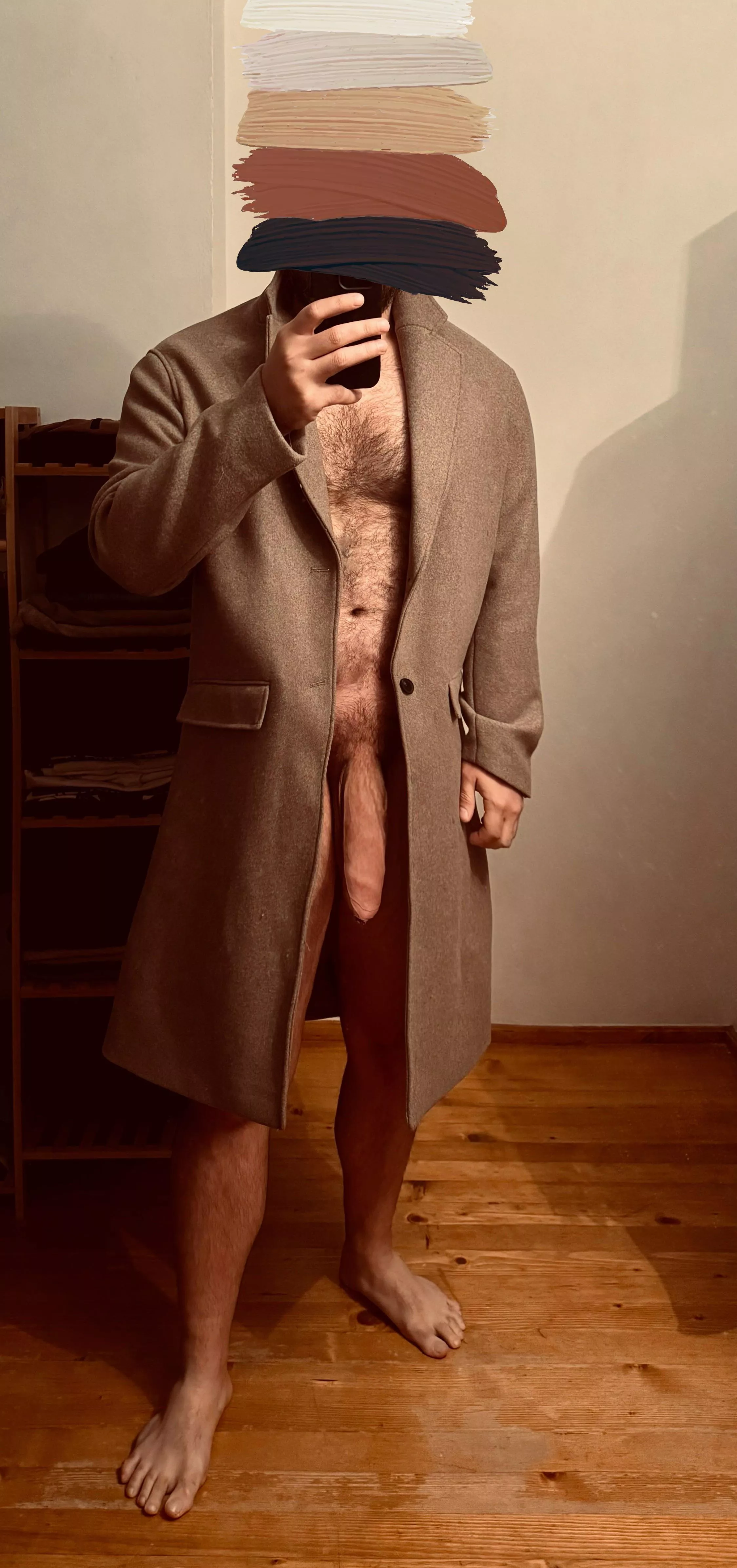 Do I look good with my new coat?