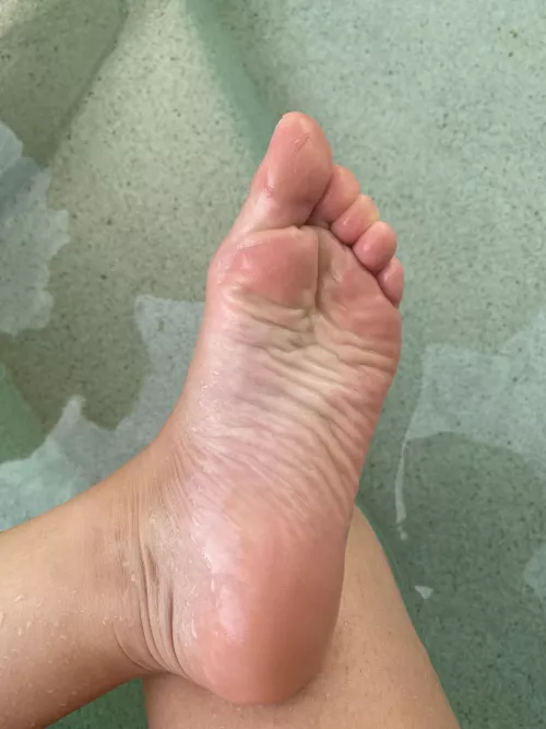 Feet getting wrinkly