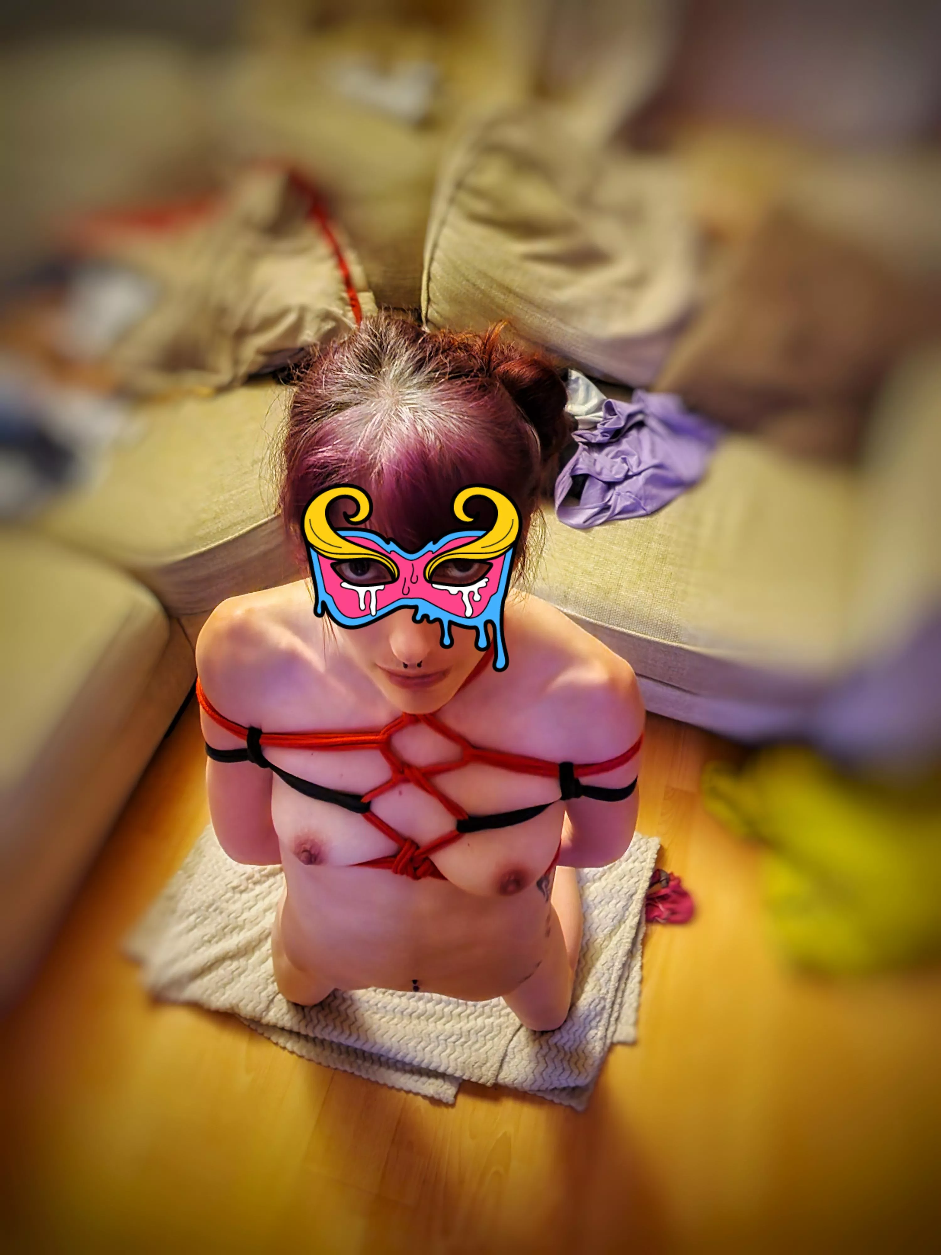 First time being tied and used freely. Really enjoyed it! X