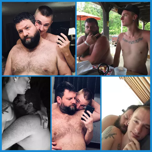 first time sharing, bear/chaser couple