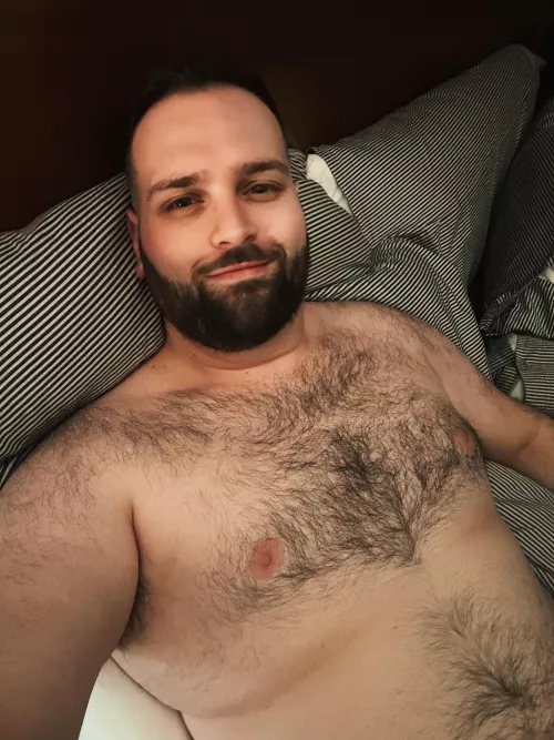 got a haircut today — don’t worry, the chest hair was left untouched!