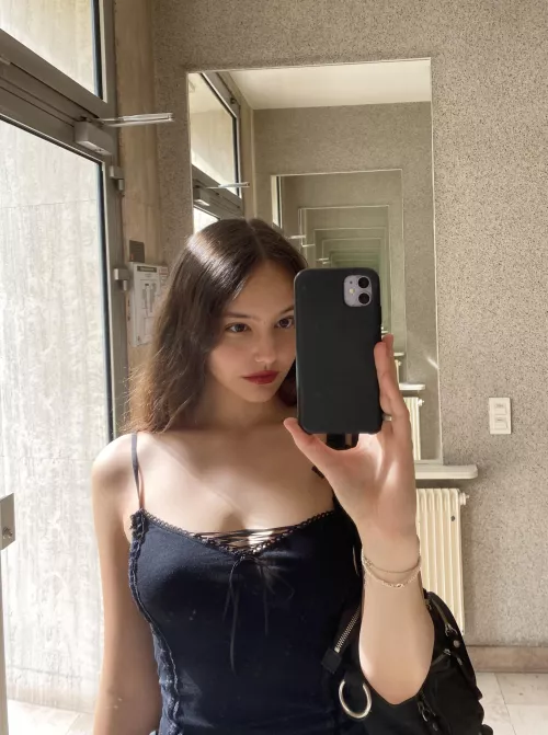 I can never keep them in this dress