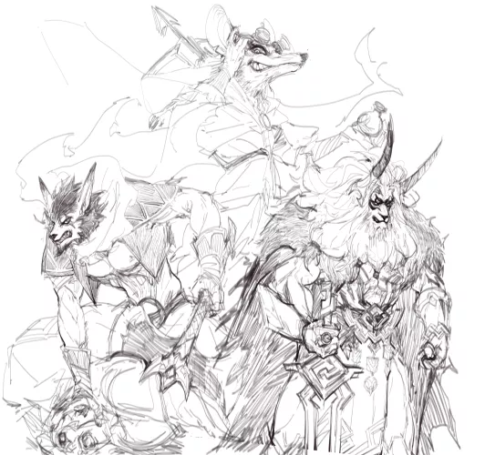 i draw character from afk arena ,i wanna have more friend like draw ( art by me )