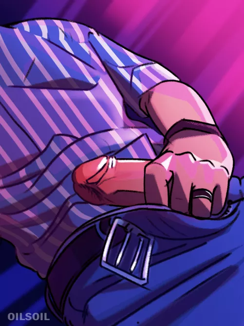 I drew a friend, at his request, what do you think his reaction was?🤭