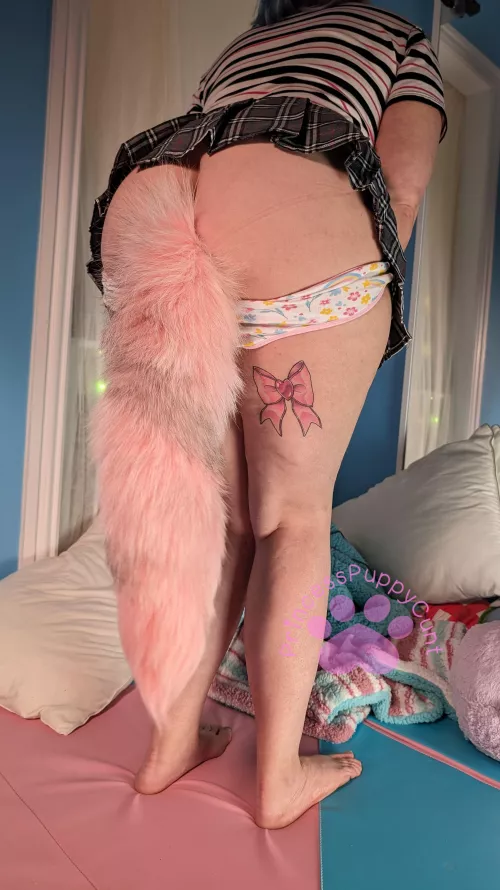 I have to pick - panties or tail, I can't do both!