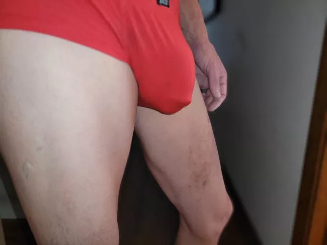 I love my bulge in these underwear