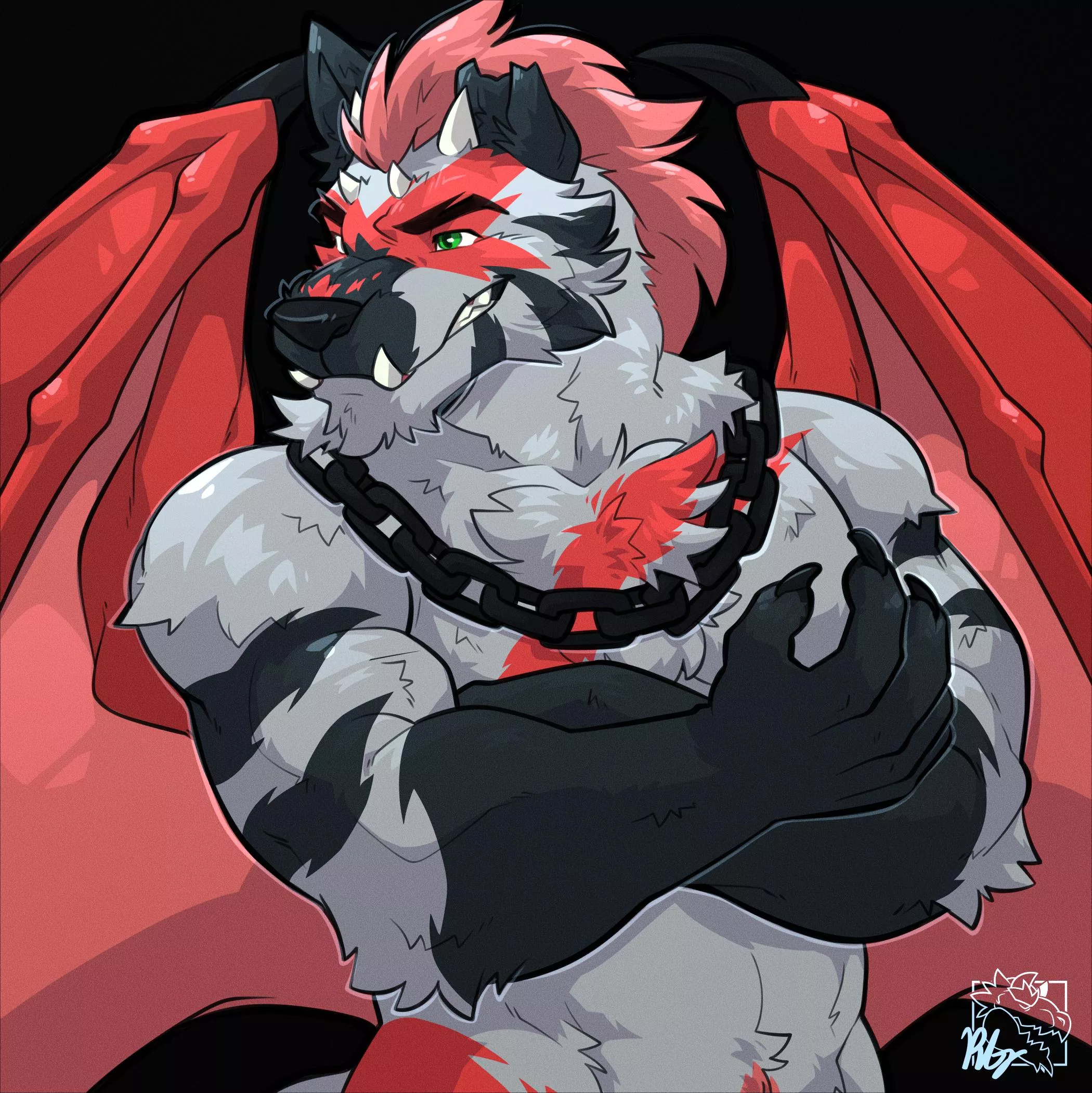 I redrew a drawing of mine from 2017. :)