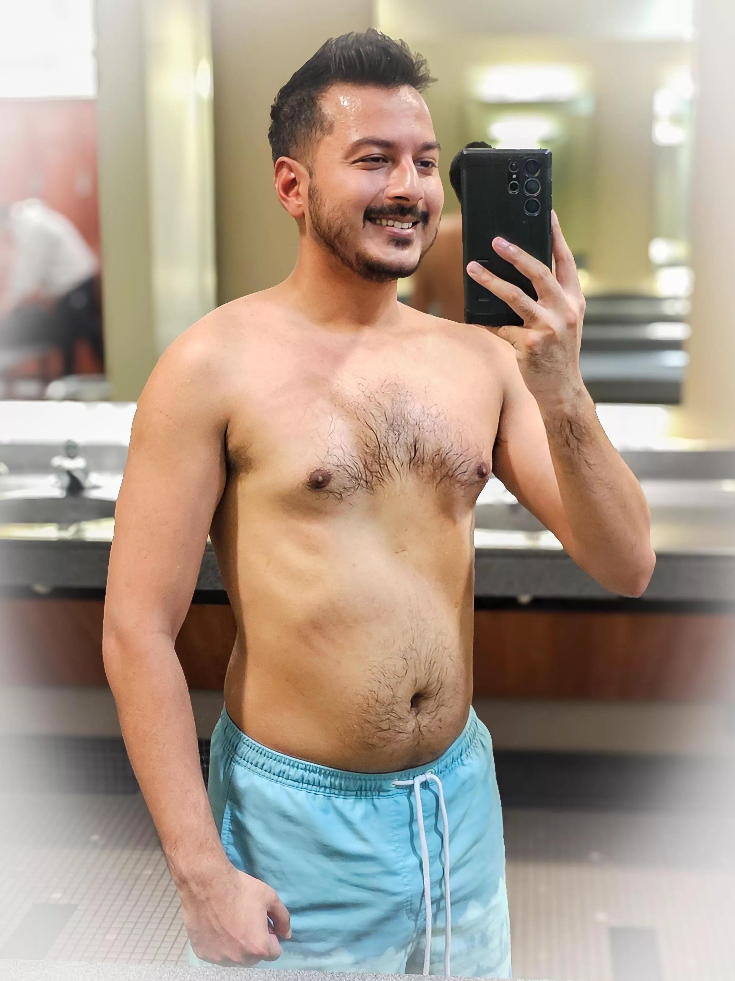 I was told blue suits me