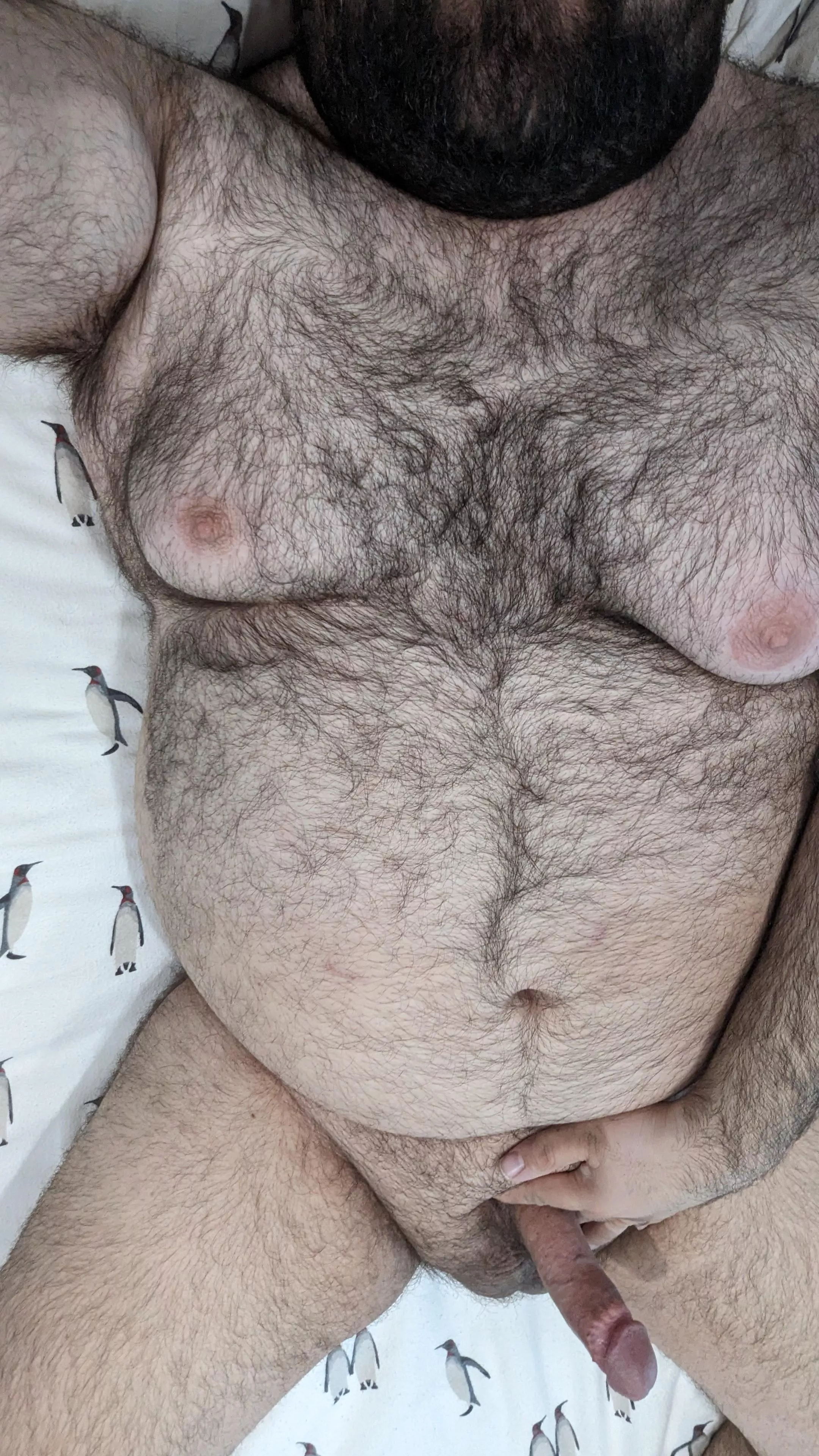 I would be happy with a pet laying on top of me