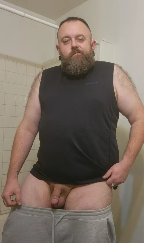 Just waking up dick pic