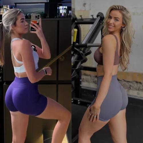 Left ~Jade 5’5 119 lbs VS Right ~Lynn 5’7 128 lbs. who will dominate the other in a grappling and sexfight