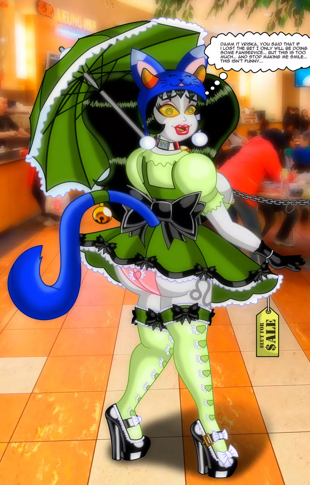 [M4F] a pretty simple mind control into break rp. You play nepeta and I buy you as a slave.