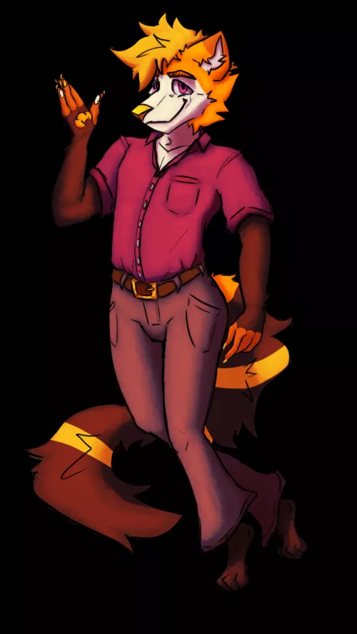 My boy is floating! Art by me