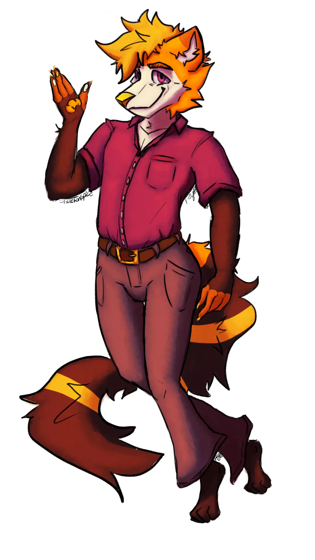 My boy is floating! Art by me