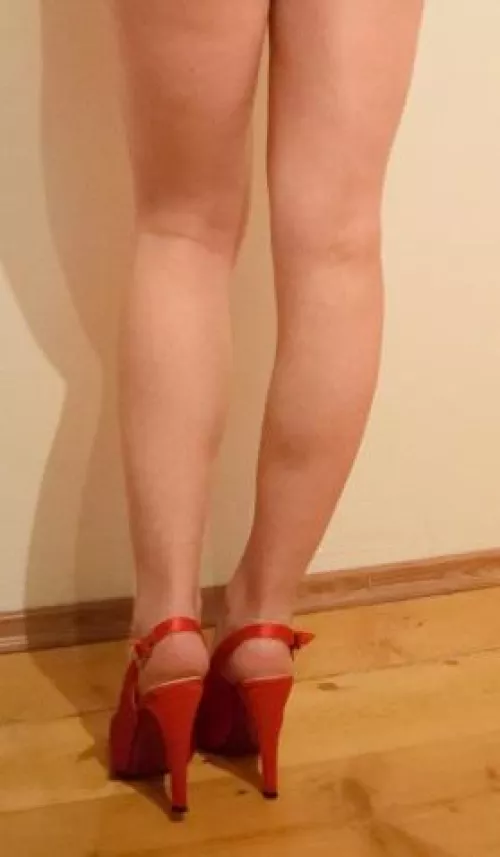 my heels from back