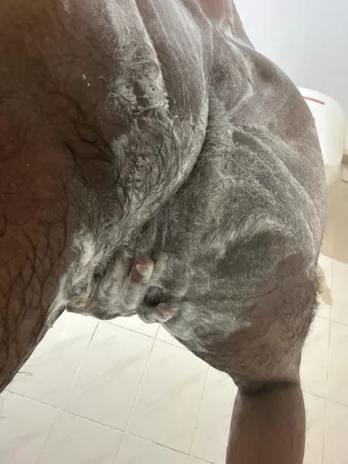 Oh it’s all lathered up