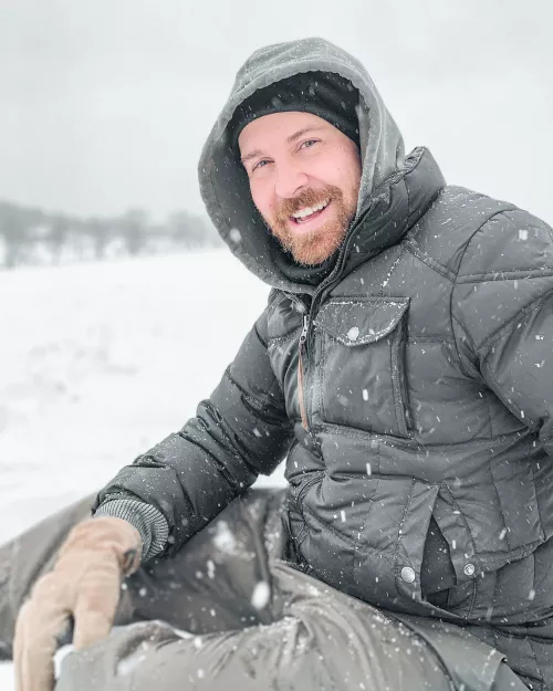 Perfect sledding weather! ❄️