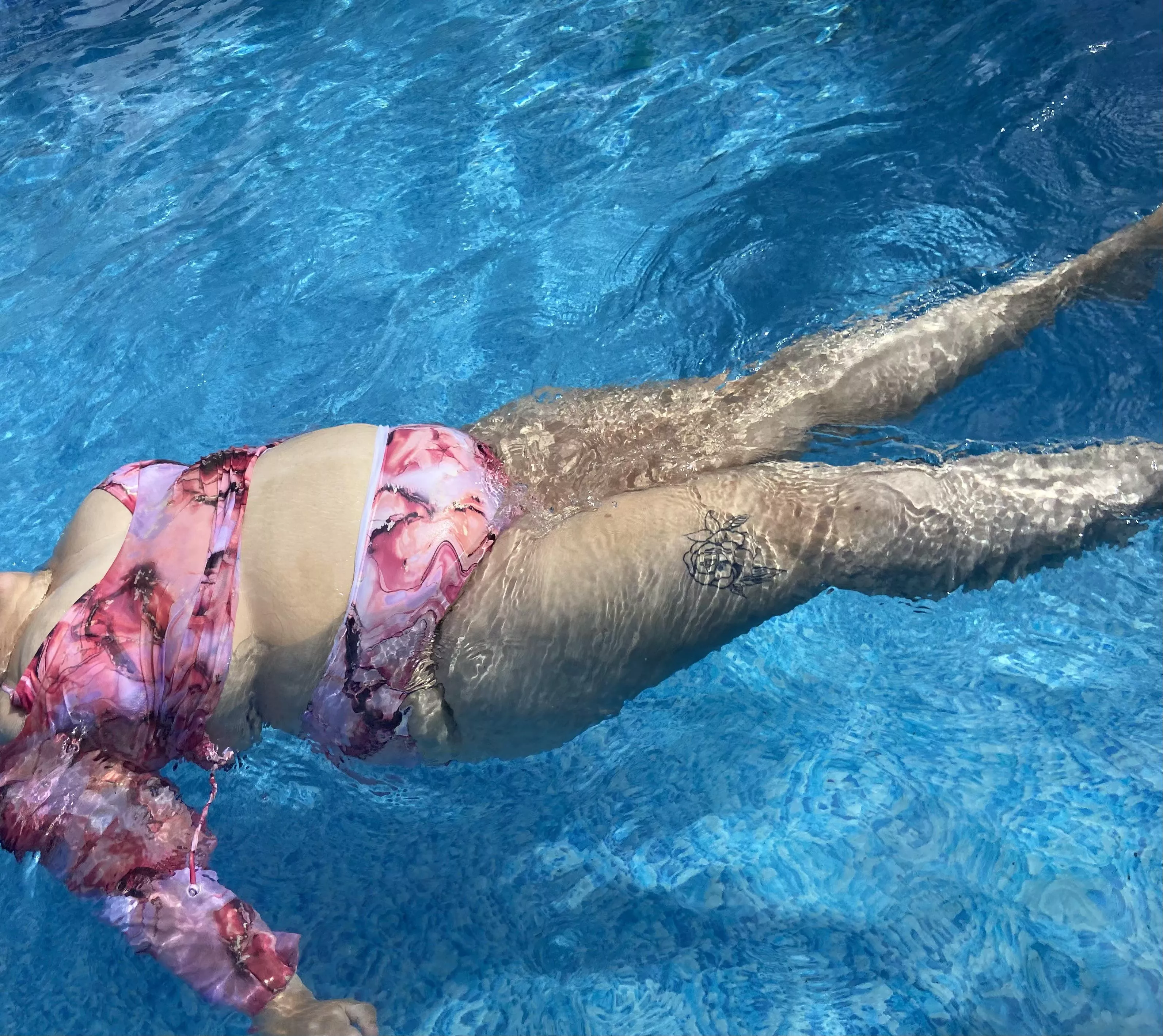 Pool time in my new bikini