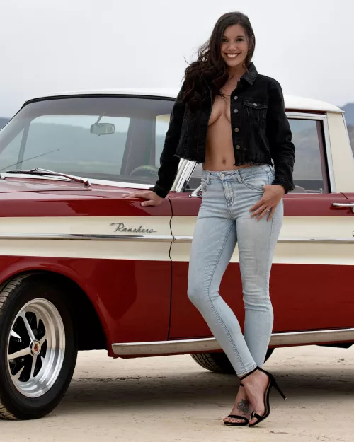 Skinny jeans and classic cars