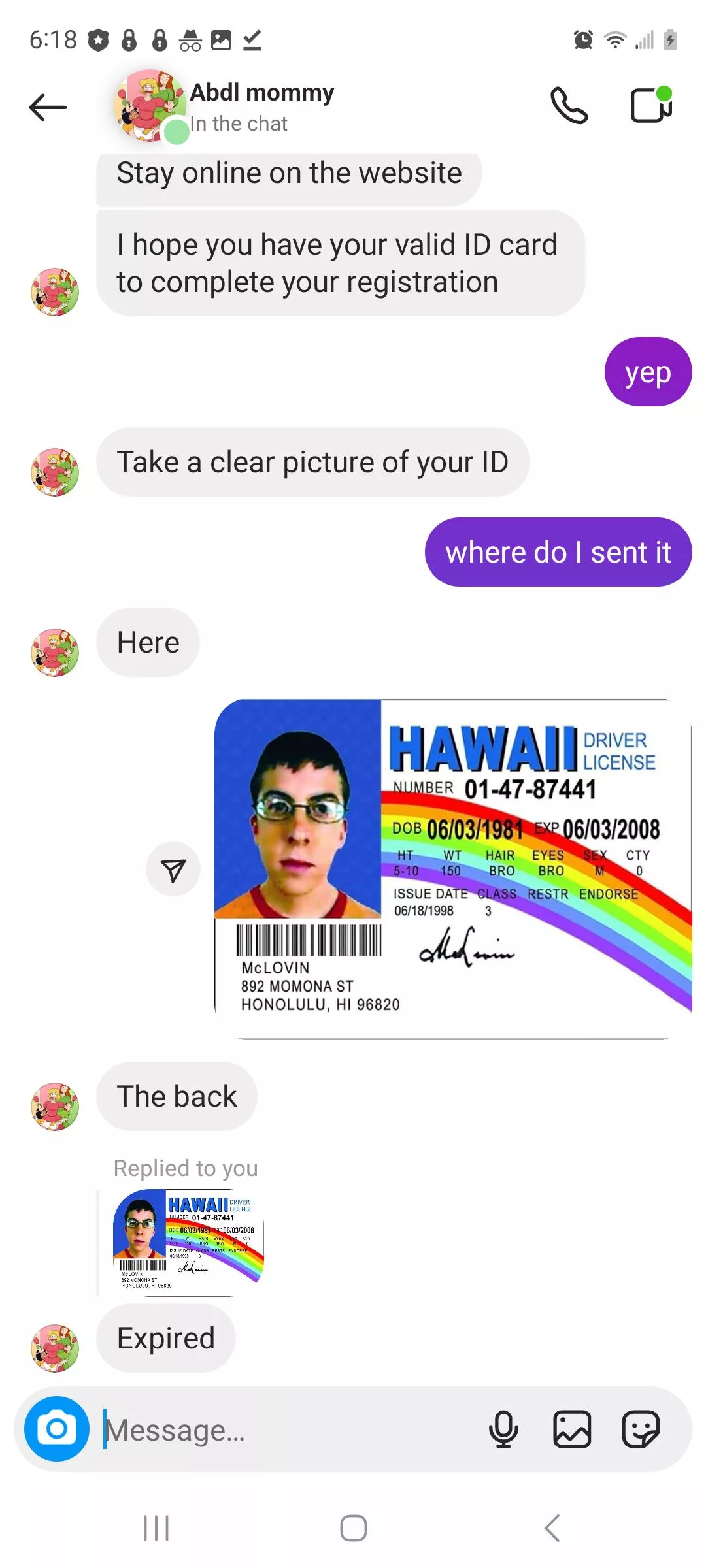 this one had me dieing laughing