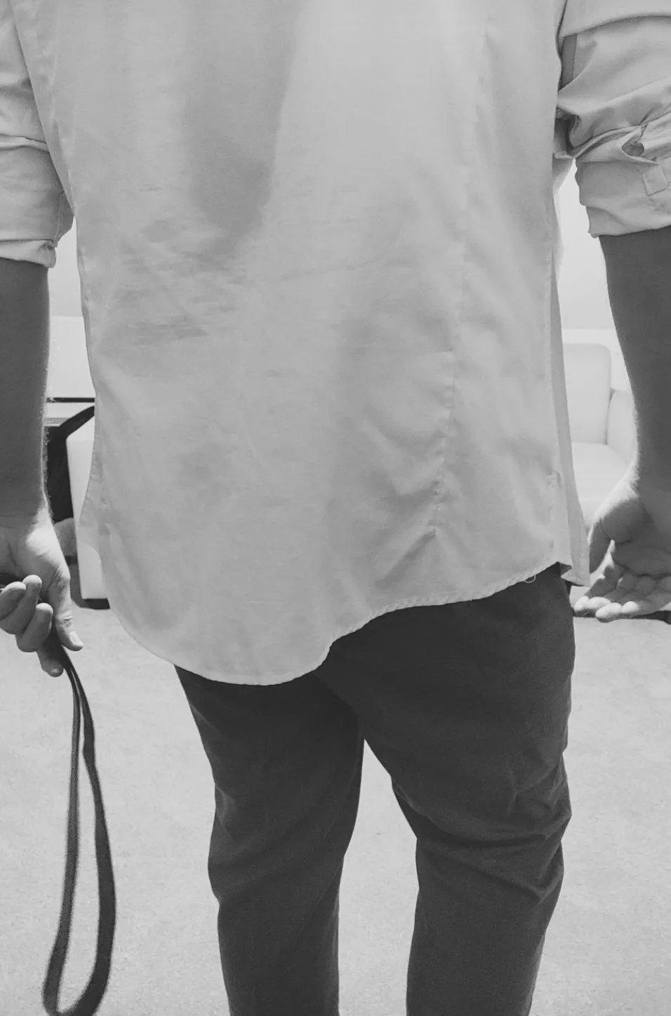 Ugh this is the photo Daddy posted for his profile photo to find other women to fuck. His belt makes me instantly wet 🥵💦