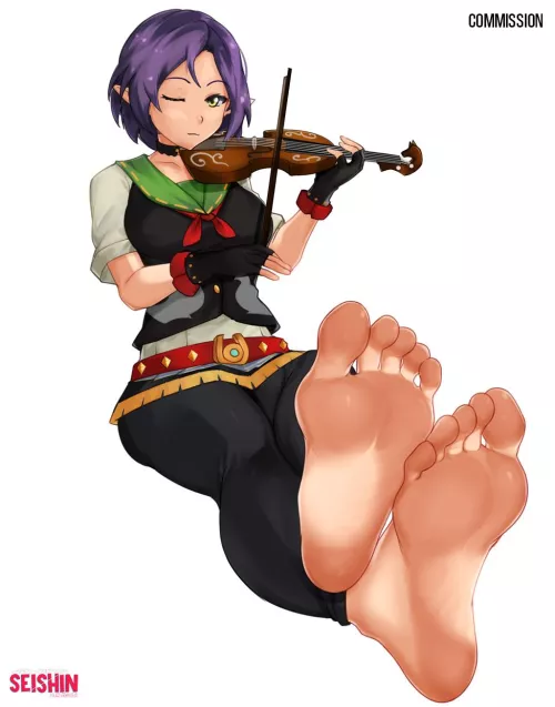 Violynne (The Legend of Zelda) [Artist: Seishin]