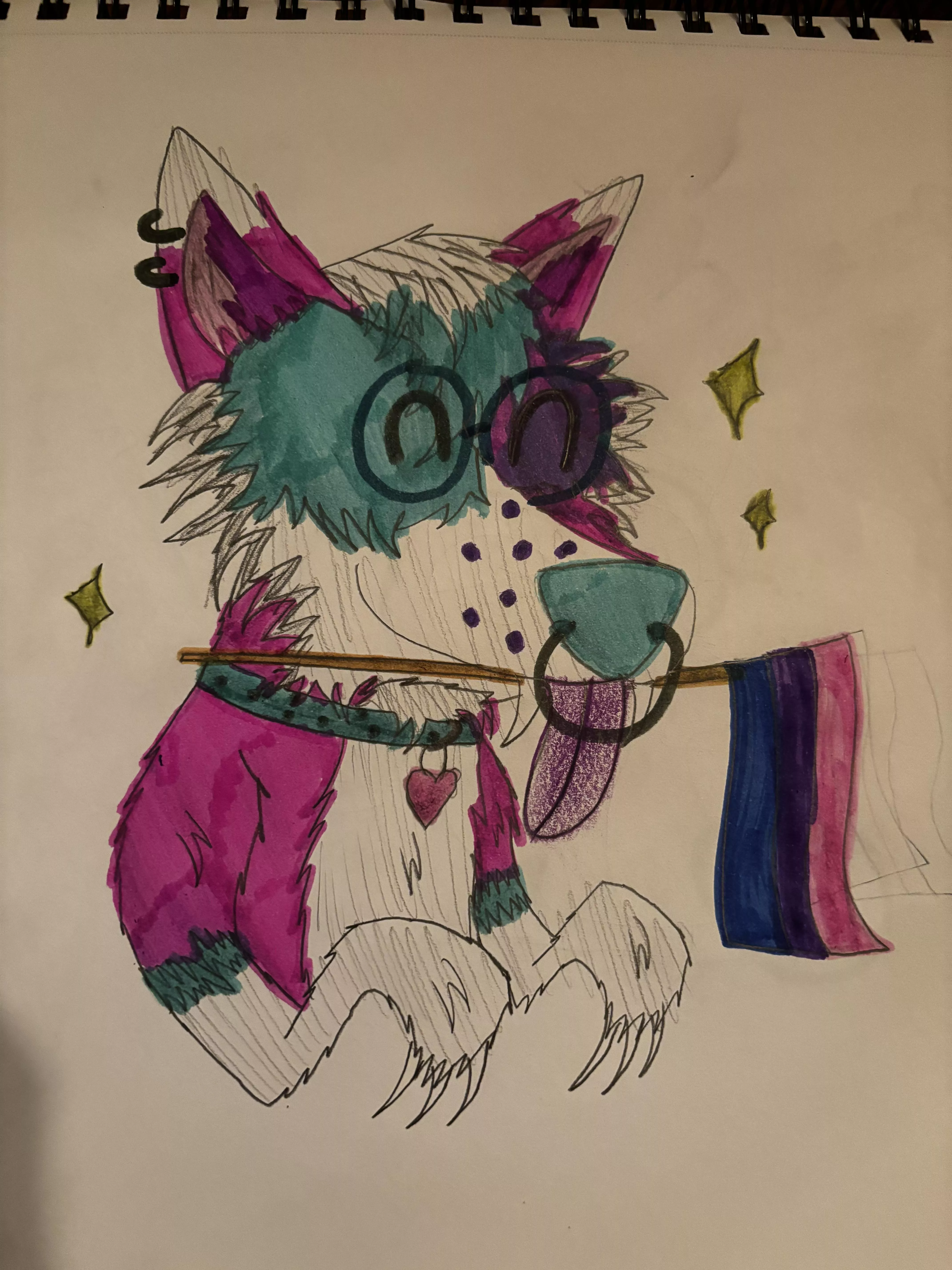 We support!! 🩷💜💙