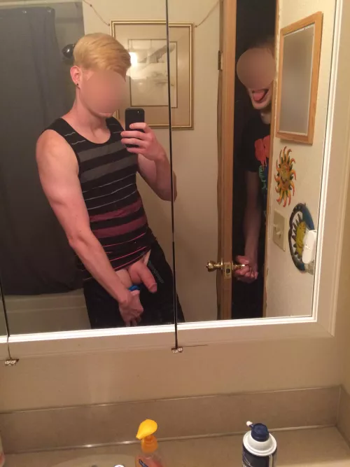 What would you do if you walked in on me like this? (32)