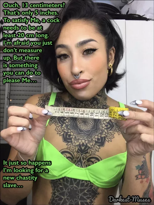 YOU DON’T MEASURE UP [Darkest-Muses]