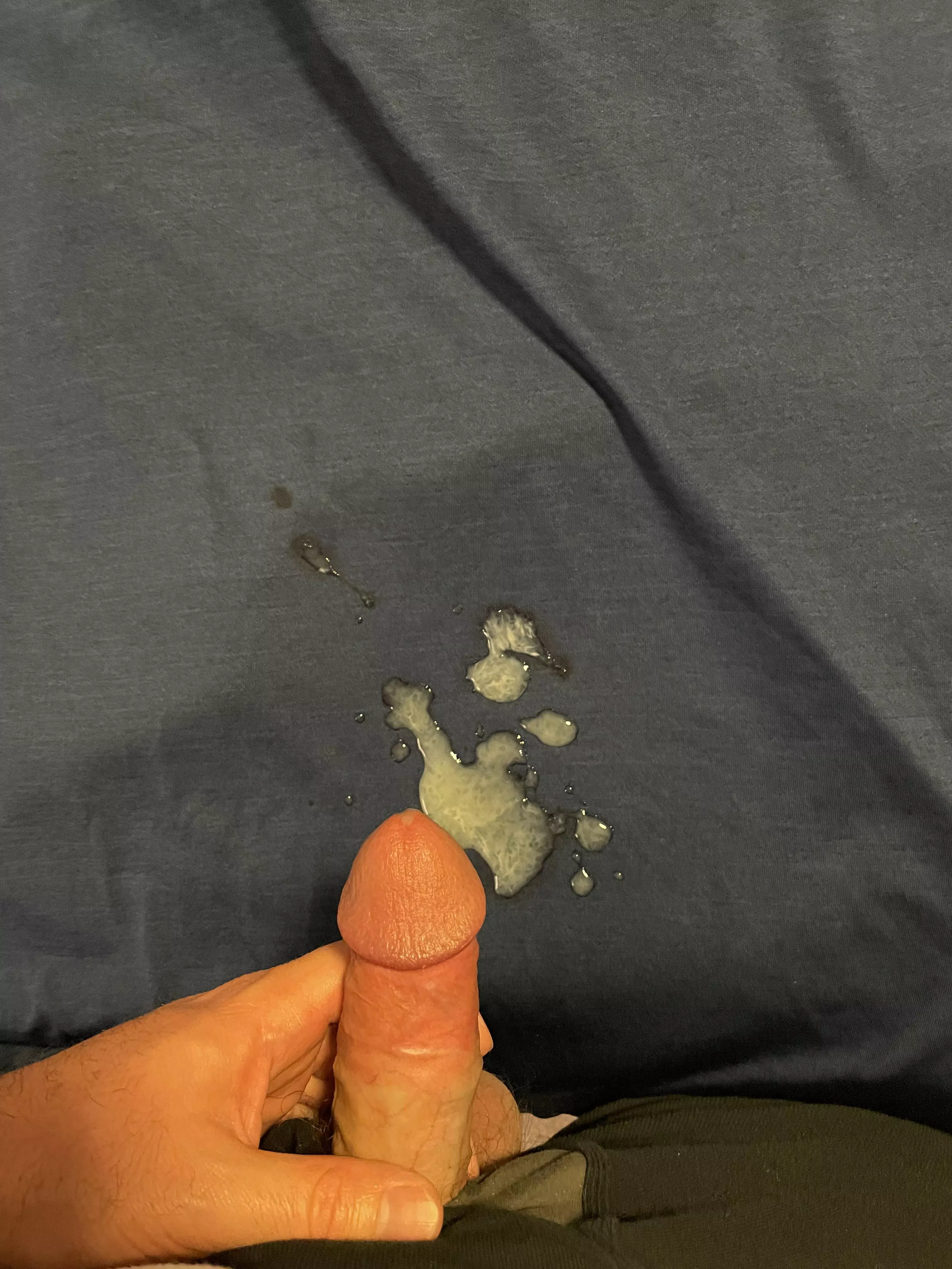 (41) Nice thick load. If you wanna watch me cum my Redgifs link is on my page