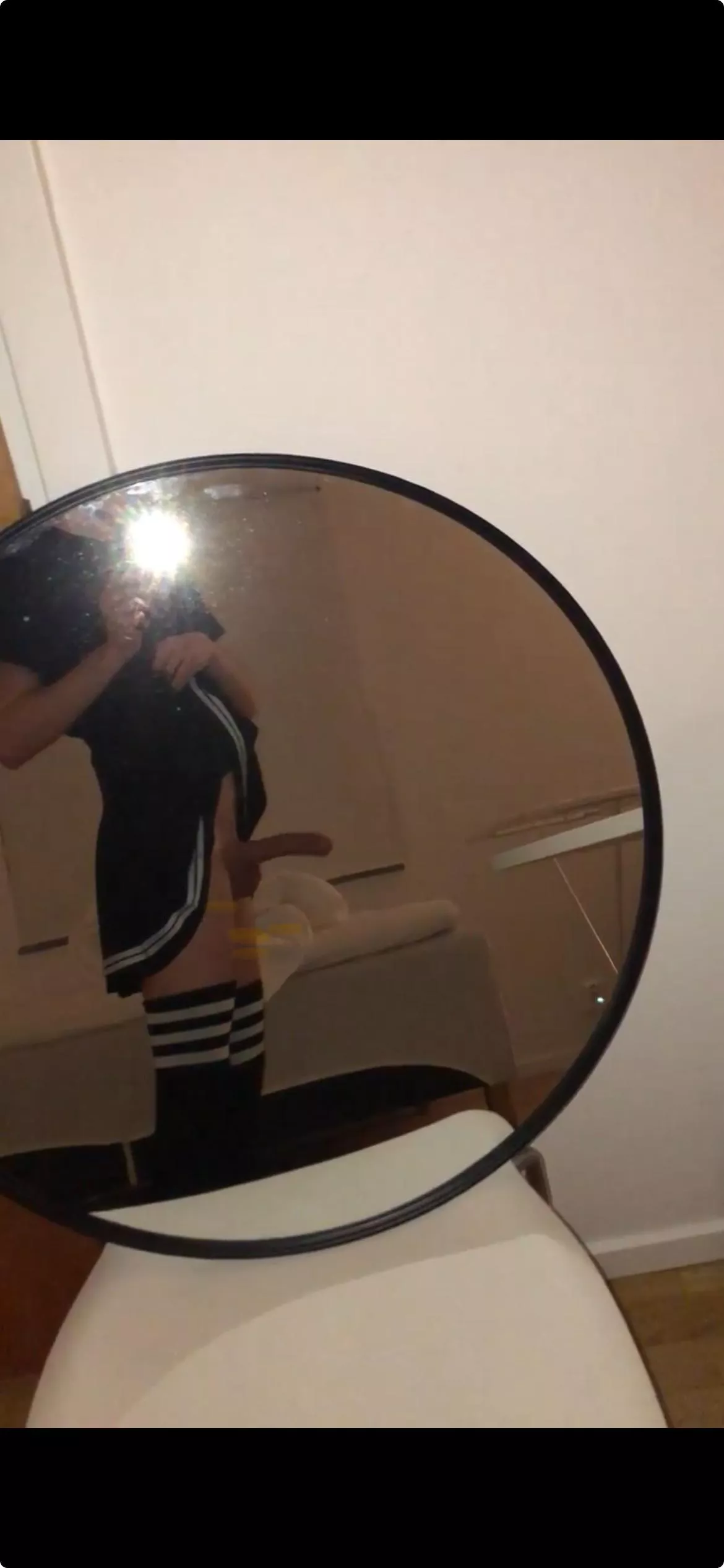 a surprise under the skirt