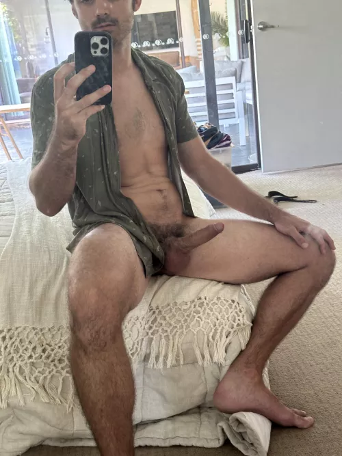 After our date you find me waiting for you like this. What do you do? 😈