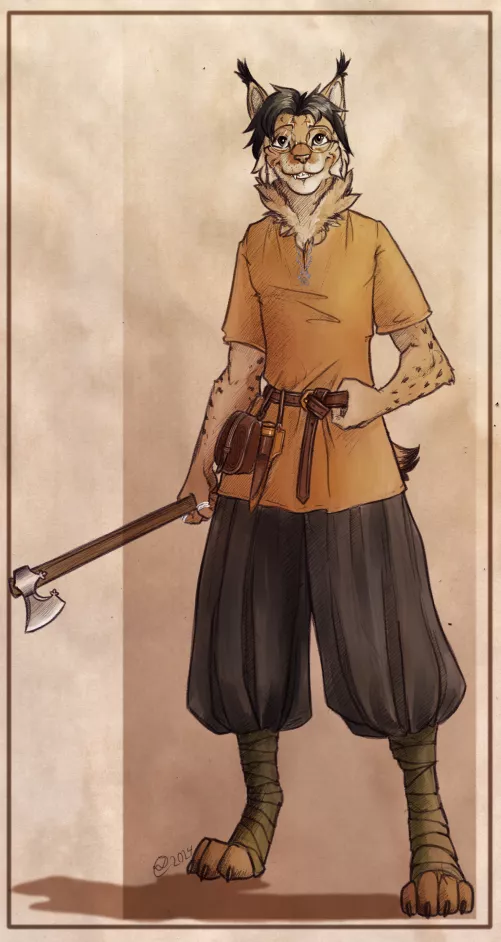 After two decades, I've finally had my dream of having my 'sona drawn fulfilled [art by DanoGambler]