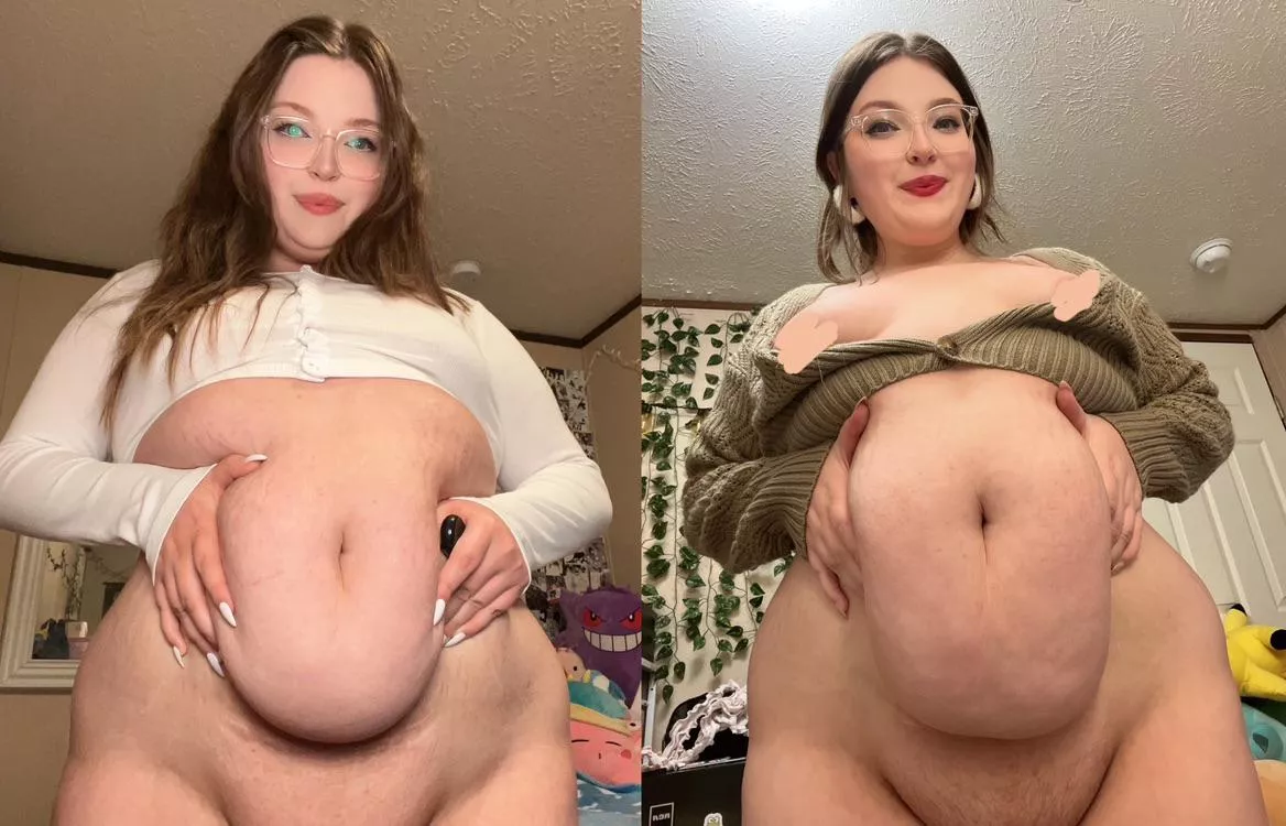 belly is getting much bigger 🫶