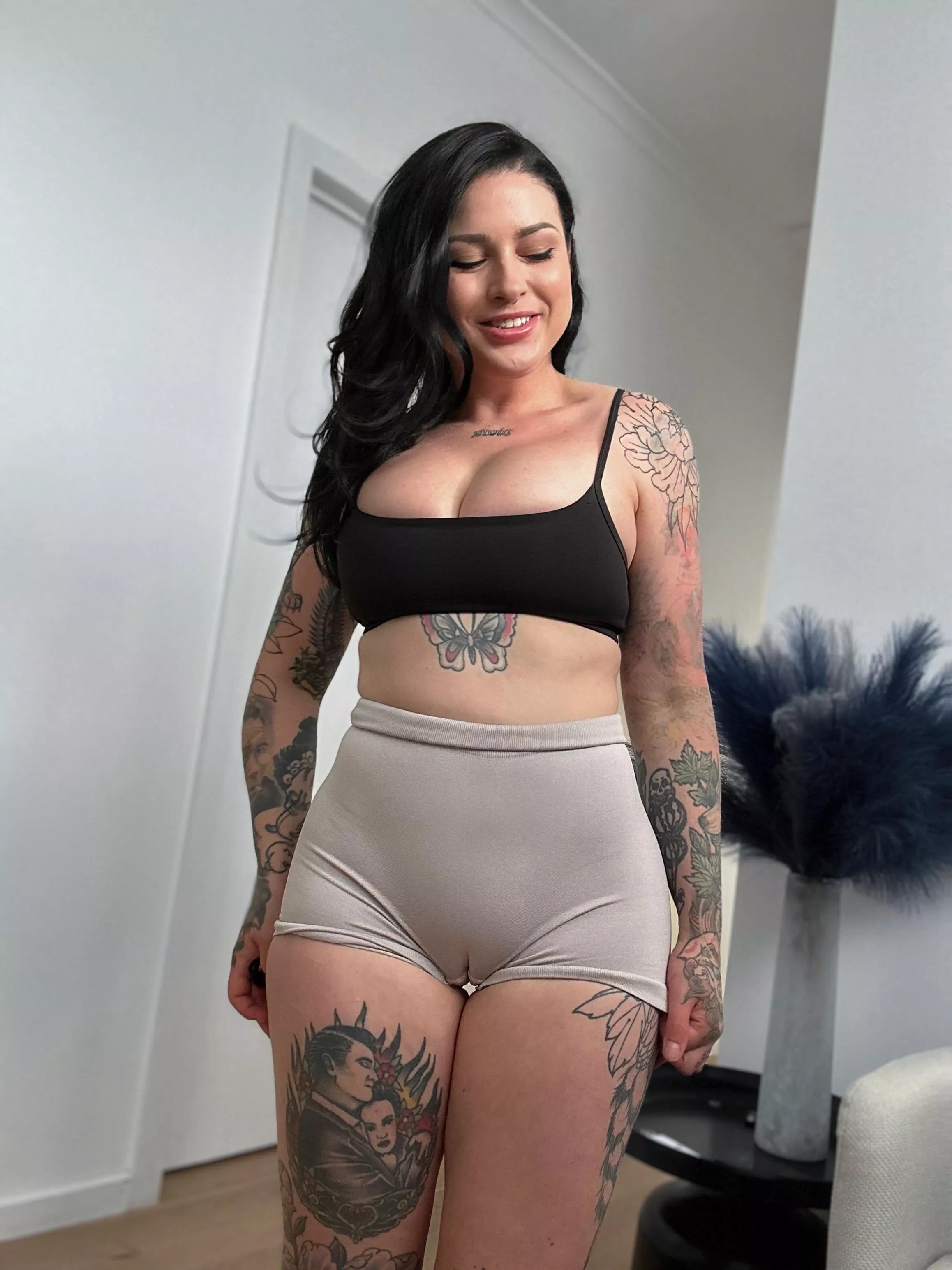 Both sets of lips are smiling for you