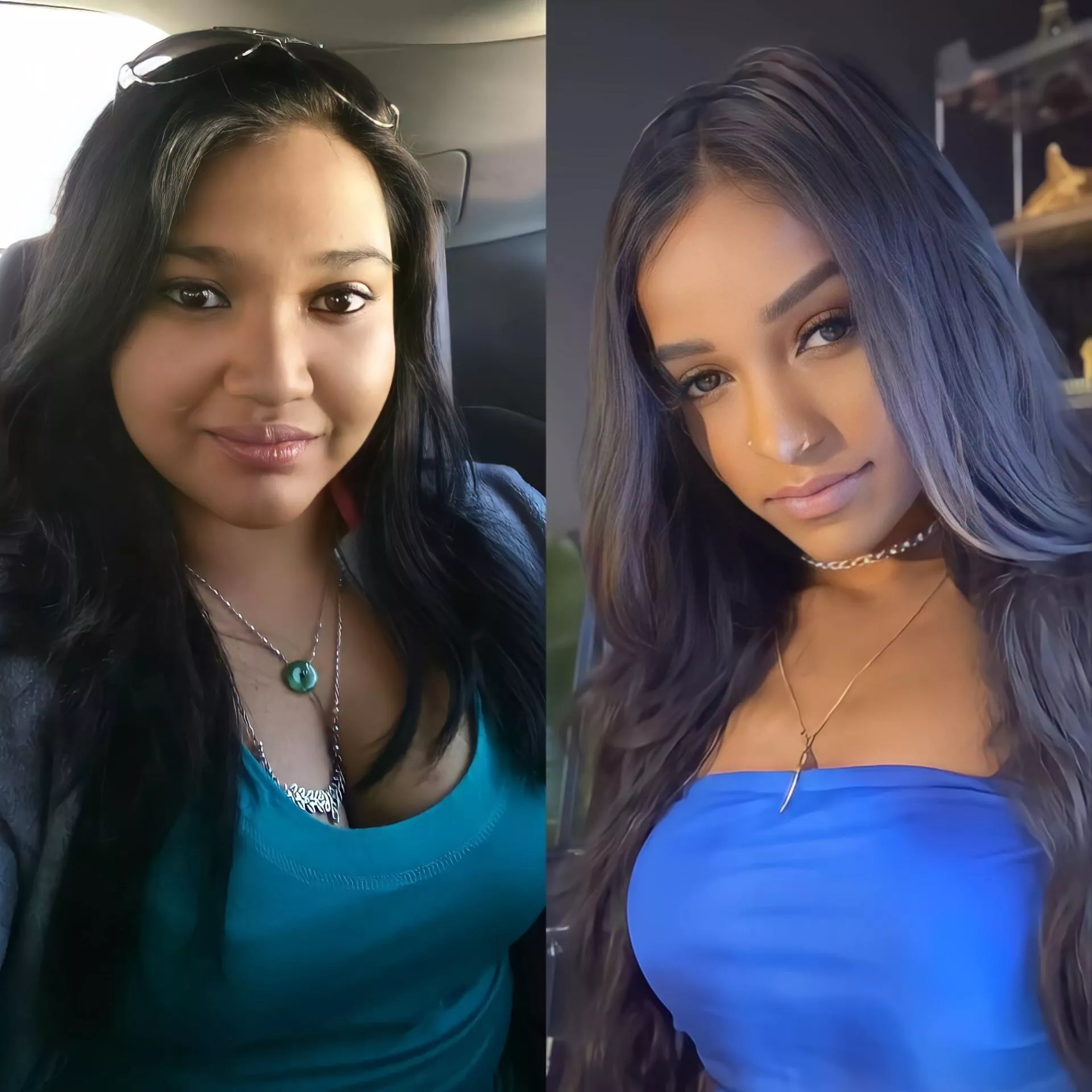 Brown Babes in Blue [2]