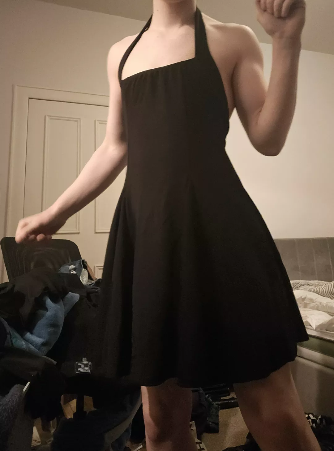 Do my muscles make this dress look weird?