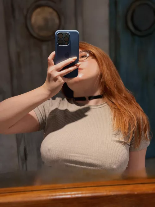 do you think he'll notice that I'm not wearing a bra?