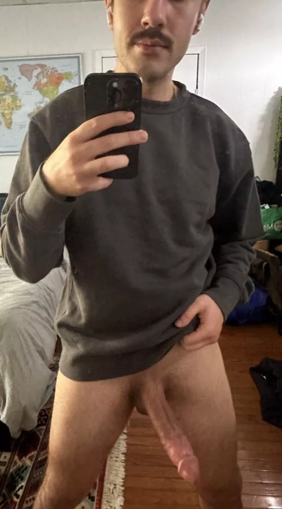 Does the mustache stay or go?