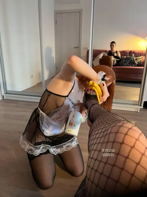 Don't forget to properly clean My feet before you begin serving them [f]