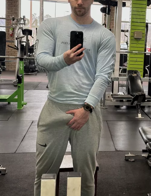 Everything bulging at the gym..